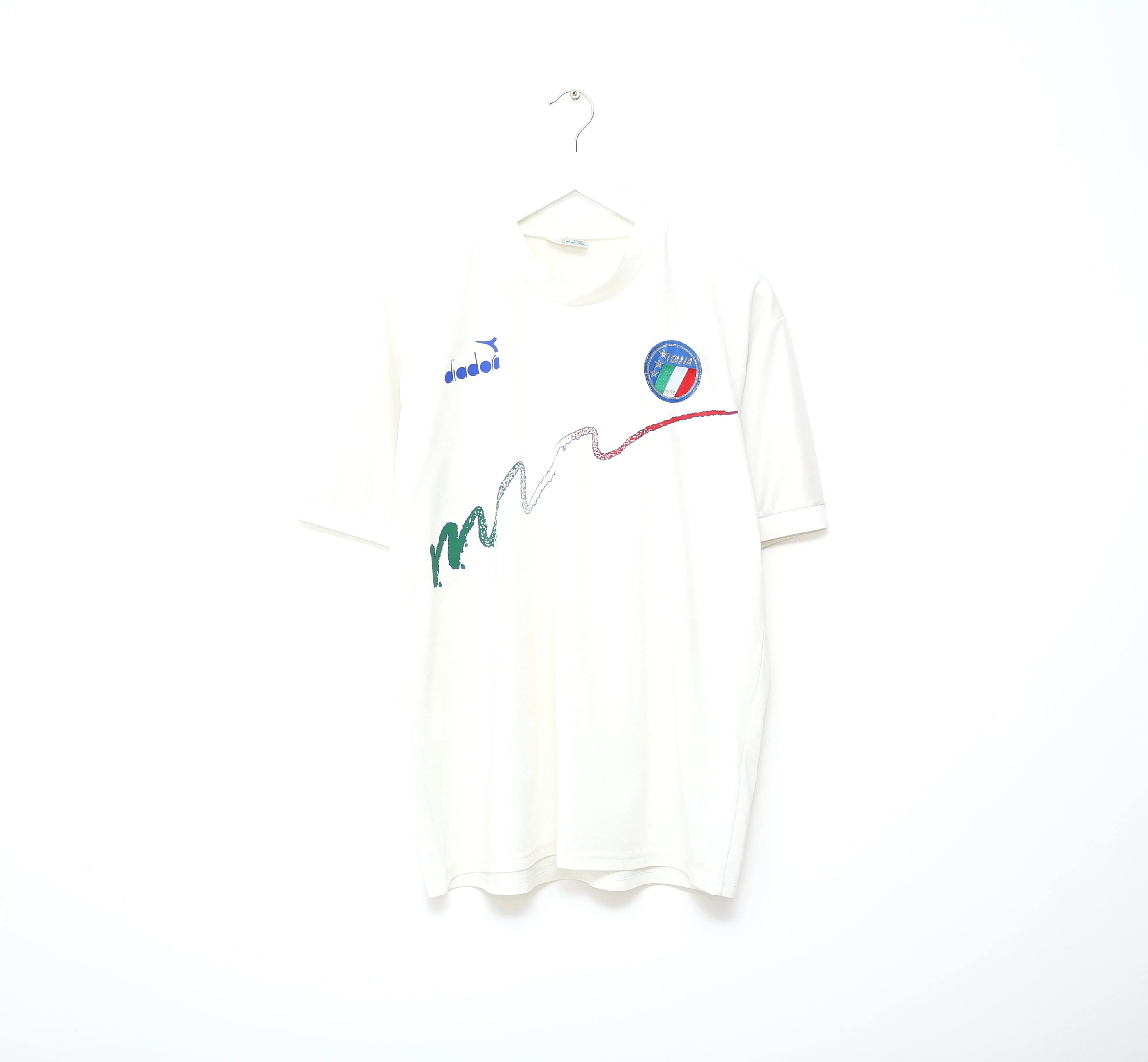 1990/92 ITALY Vintage Diadora Training Shirt (L)