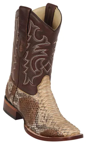 8225711 LOS ALTOS BOOTS WIDE SQUARE TOE PYTHON ORYX