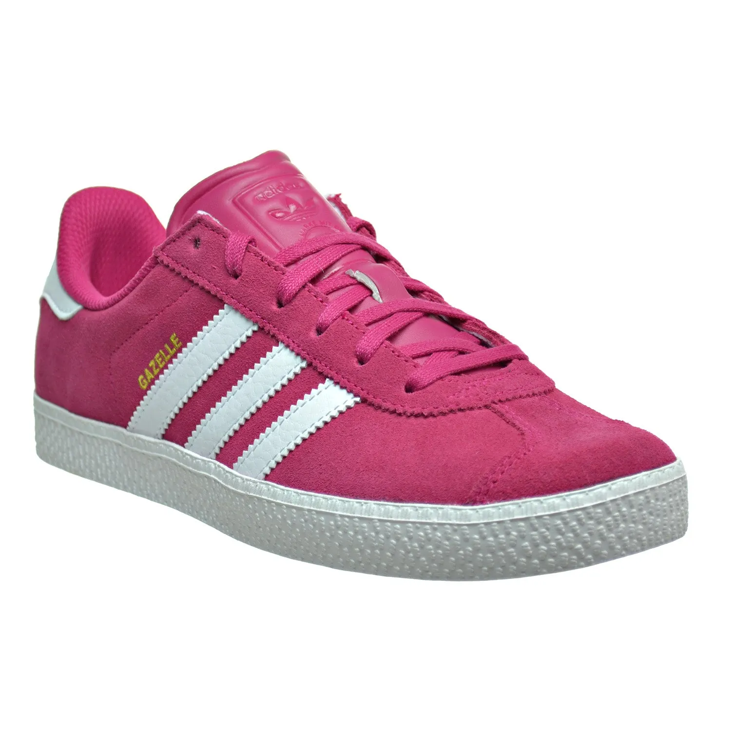 Adidas Gazelle 2 J Big Kid's Shoes Bold Pink/White/White