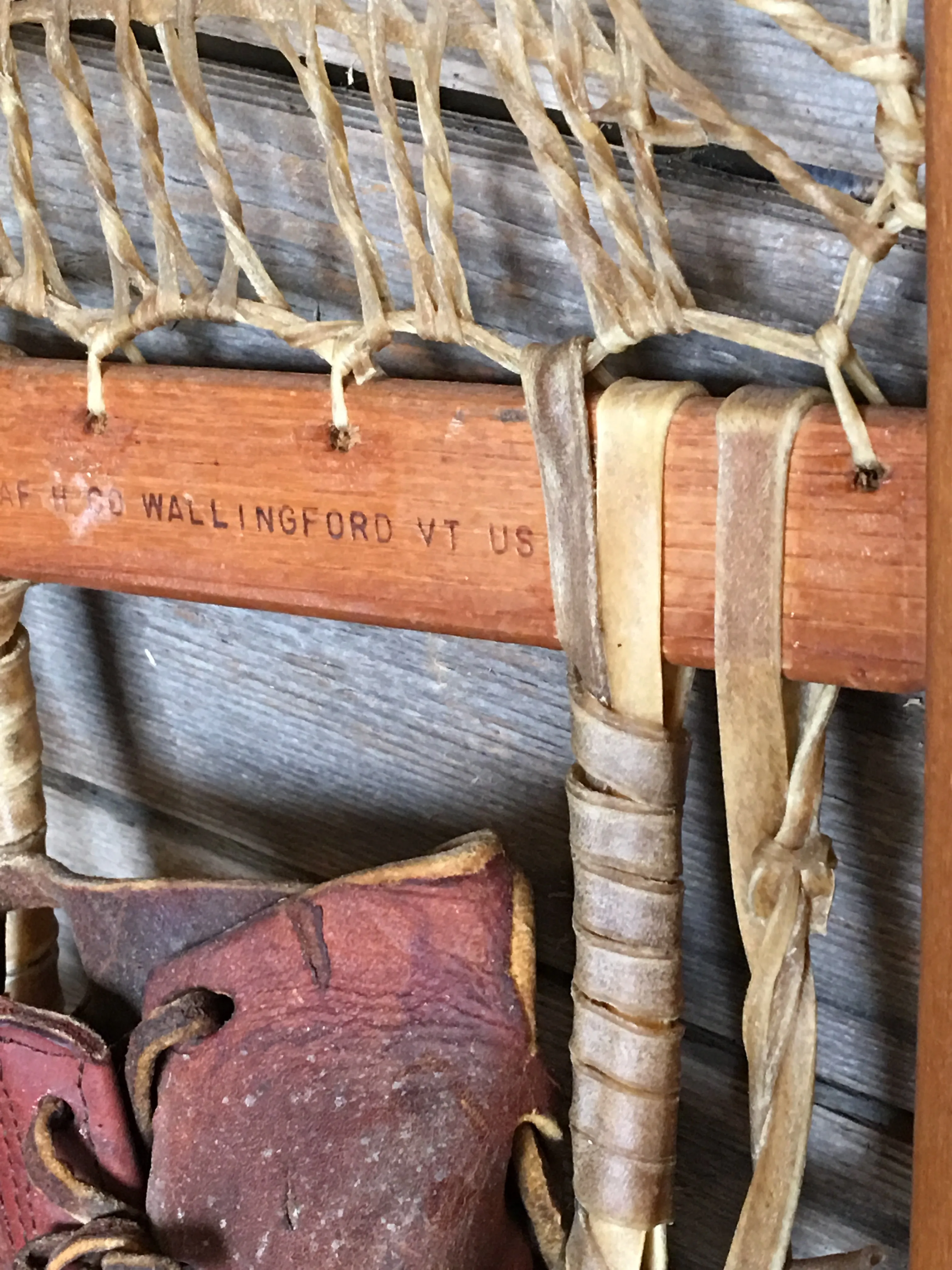 AFH Wallingford VT Vintage Military Snowshoes - WWII