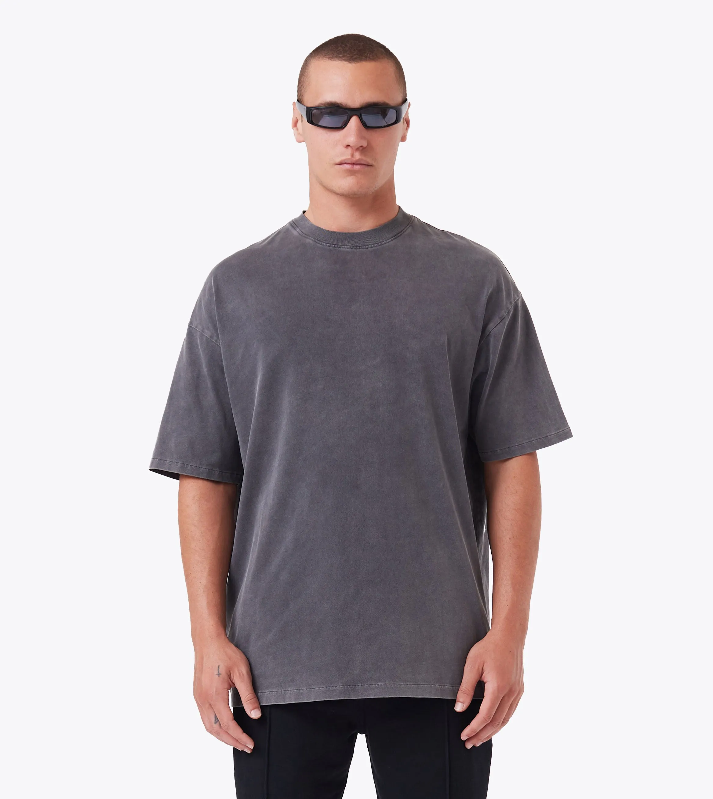 Box    Tee Ash Grey