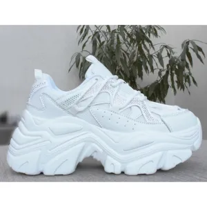 CHUNKY SNEAKERS BLANCO CON PIEDRAS (MOD BERNESS)