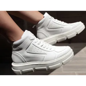 CHUNKY SNEAKERS DE BOTA BLANCO (MOD 182)