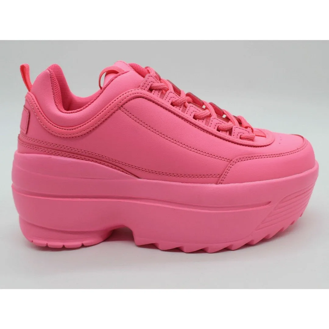 CHUNKY SNEAKERS ROSA NEÓN (MOD LILY)