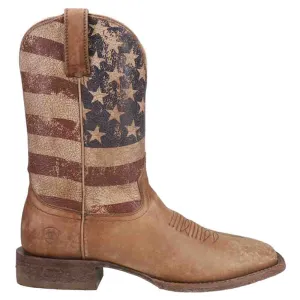 Circuit Proud Patriotic Square Toe Cowboy Boots