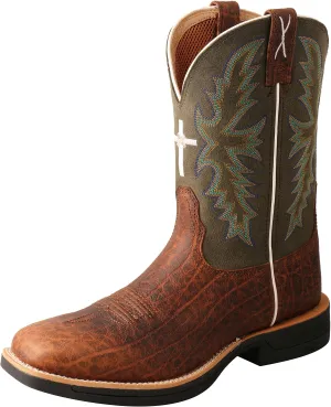 Cowboy boots MXW0004 Twisted X, brown/green