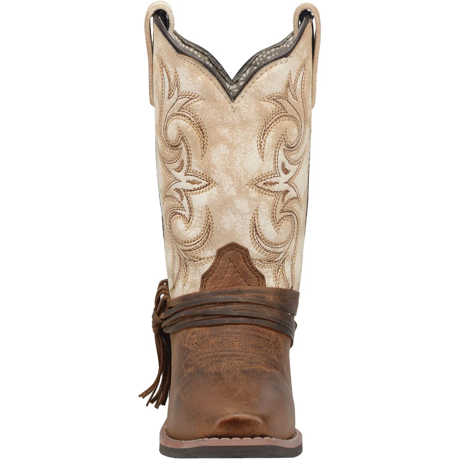 Dan Post Girl's Lil Myra Brown And White Western Boots DPC2911