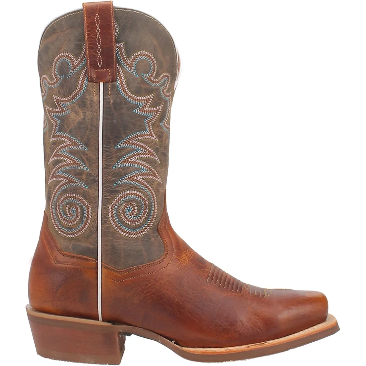 Dan Post Men's Honey Cruz Western Boots with Blunt Toe