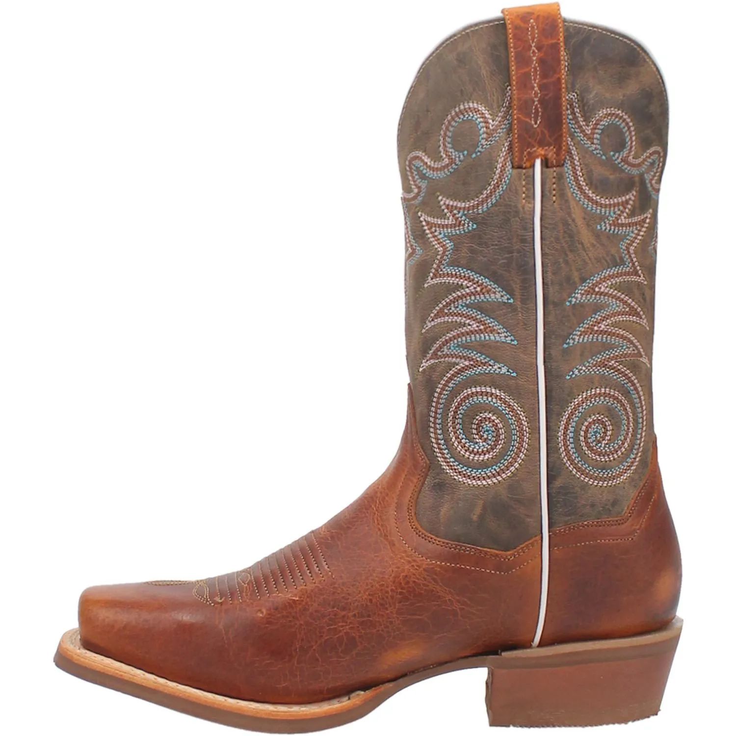 Dan Post Men's Honey Cruz Western Boots with Blunt Toe