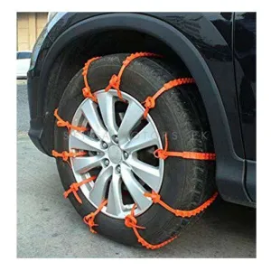 Emergency Anti-Skid Tire Snow Chains - 10Pcs - Snow Zip Tie Anti-Skid Straps for Tyres