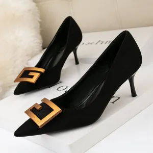 Fashion Brand Pointed Heels Shoes