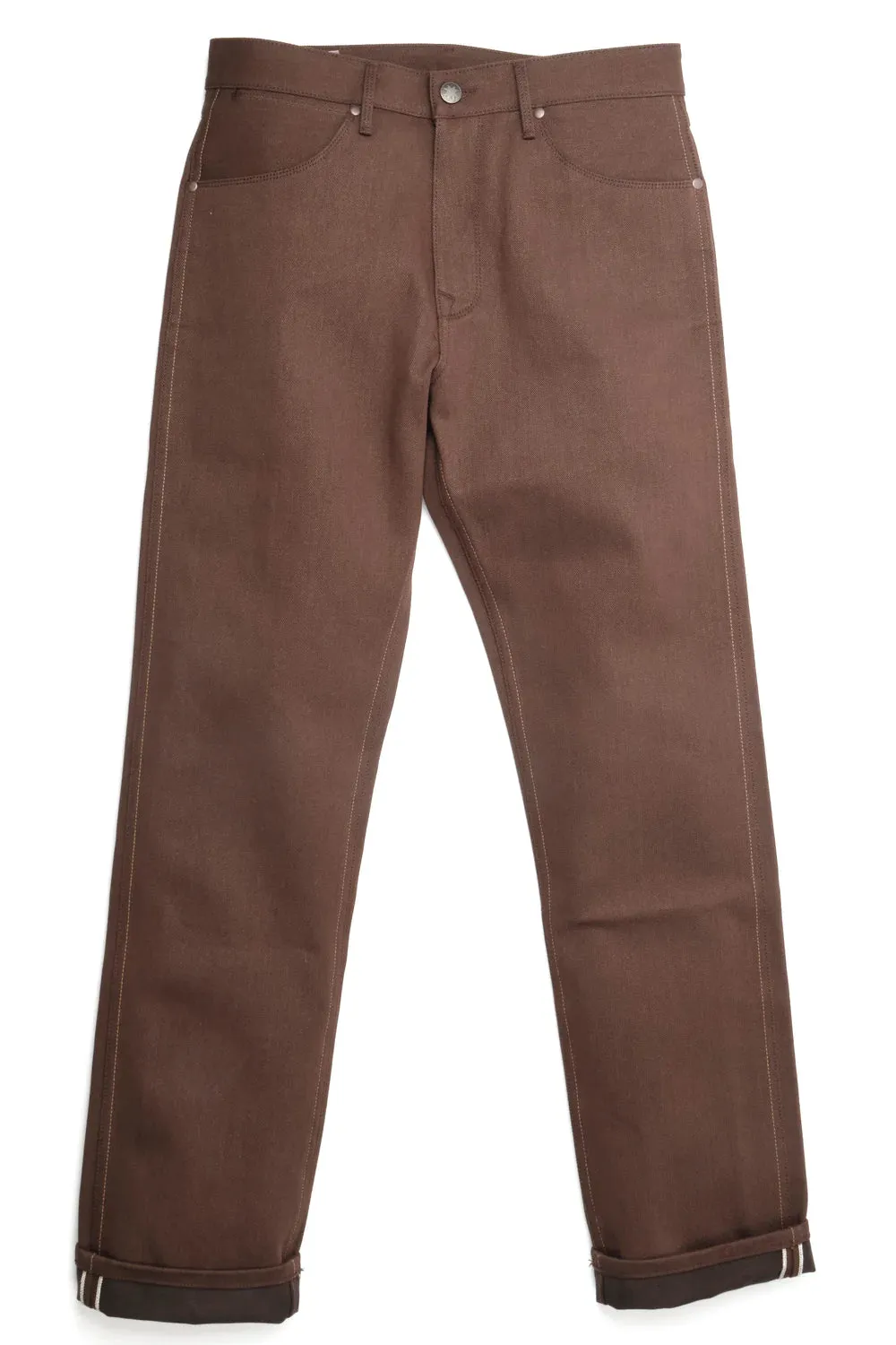 Freenote Cloth Wilkes - 15oz Dark Brown Denim