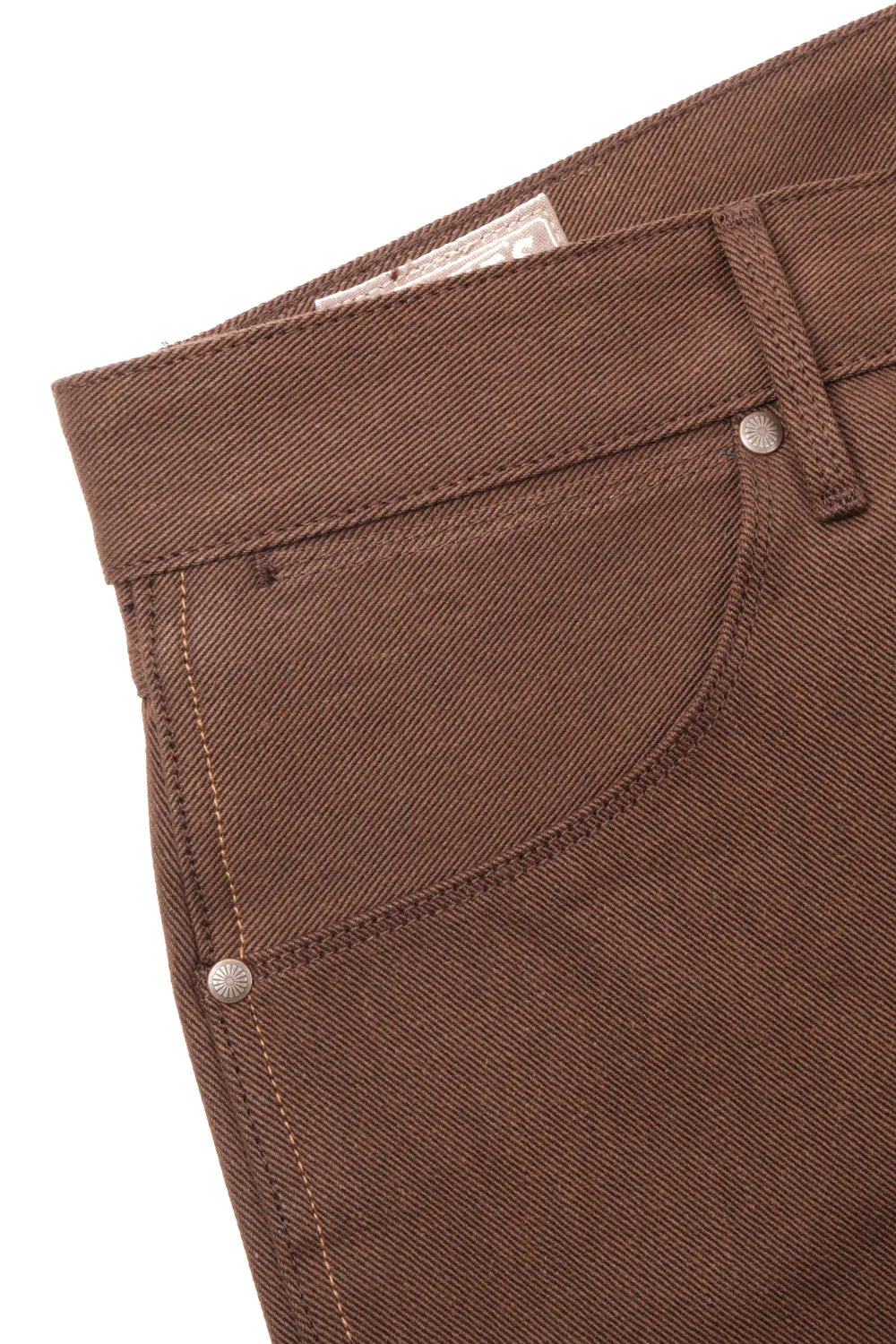 Freenote Cloth Wilkes - 15oz Dark Brown Denim