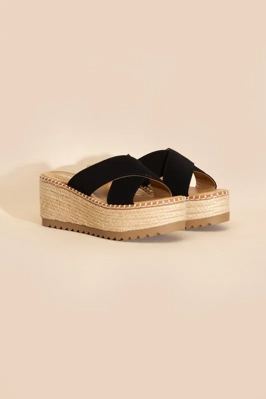 HEIGHT-S RAFFIA PLATFORM SLIDES