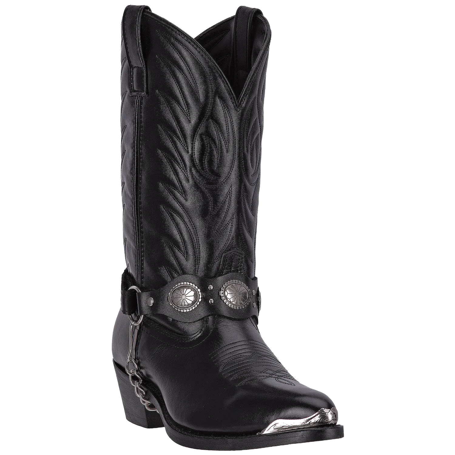 Laredo® Men's Tallahassee Round Toe Black Western Boots 6770-BK