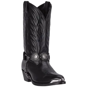 Laredo® Men's Tallahassee Round Toe Black Western Boots 6770-BK