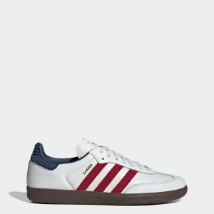 Men's adidas Originals Samba OG Shoes White Team Victory Red