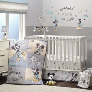 Moonlight Mickey 3-Piece Crib Bedding Set