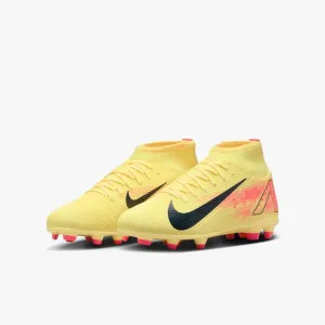 Nike Junior Mercurial Superfly 10 Club Kylian Mbappe FG - Orange/Navy