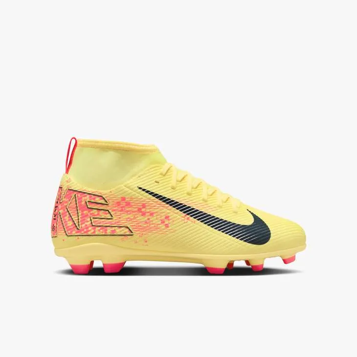 Nike Junior Mercurial Superfly 10 Club Kylian Mbappe FG - Orange/Navy