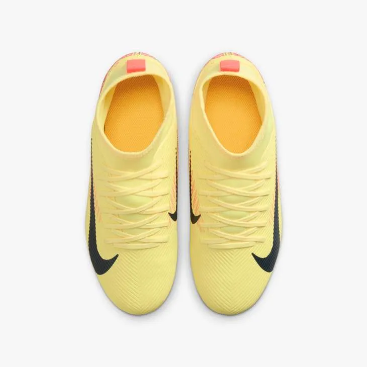 Nike Junior Mercurial Superfly 10 Club Kylian Mbappe FG - Orange/Navy