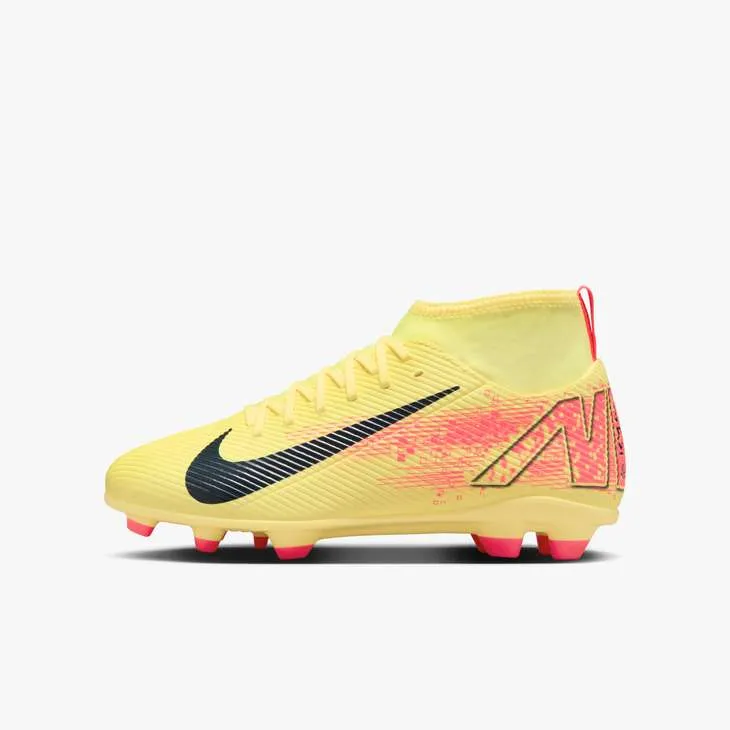 Nike Junior Mercurial Superfly 10 Club Kylian Mbappe FG - Orange/Navy