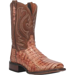 On Sale Dan Post Brown Amos Caiman Broad Square Toe Boots for Men