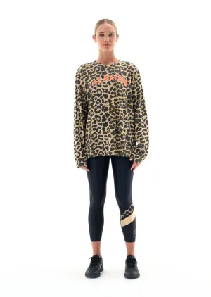 P.E Nation VALLEY LS TEE IN ANIMAL PRINT