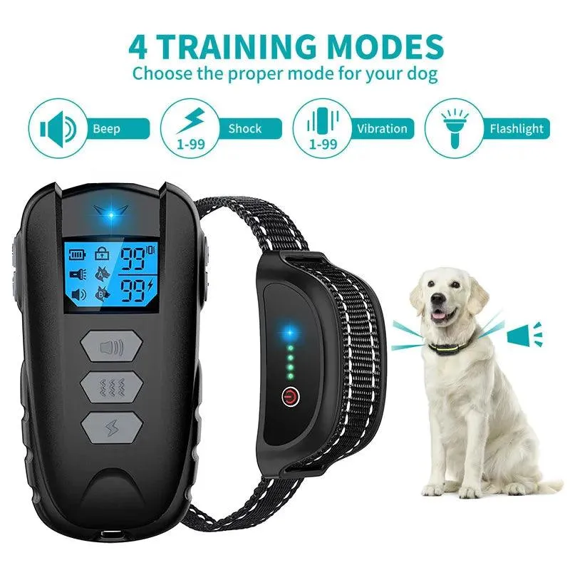 Pet Dog Training Collar Electric Remote Control