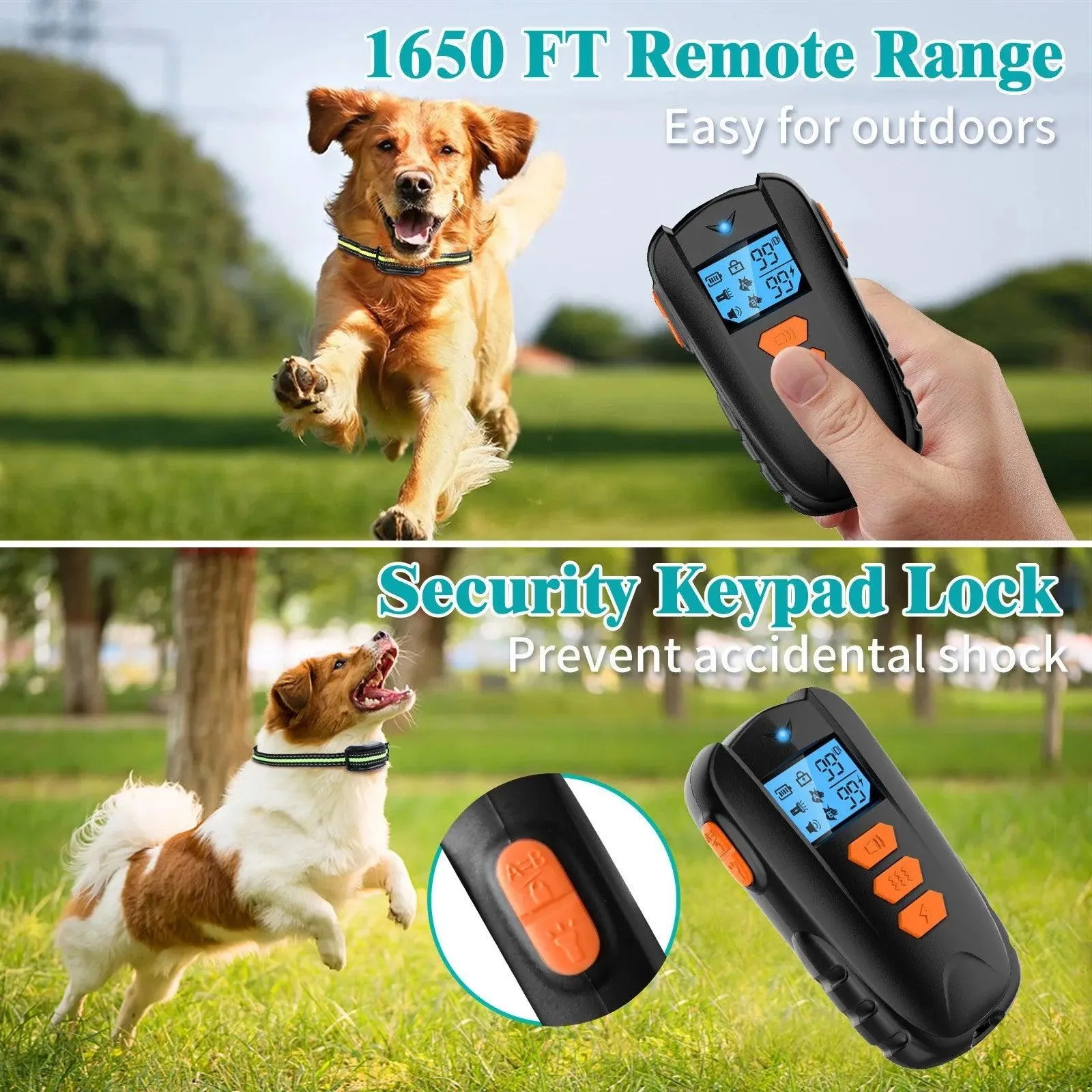 Pet Dog Training Collar Electric Remote Control