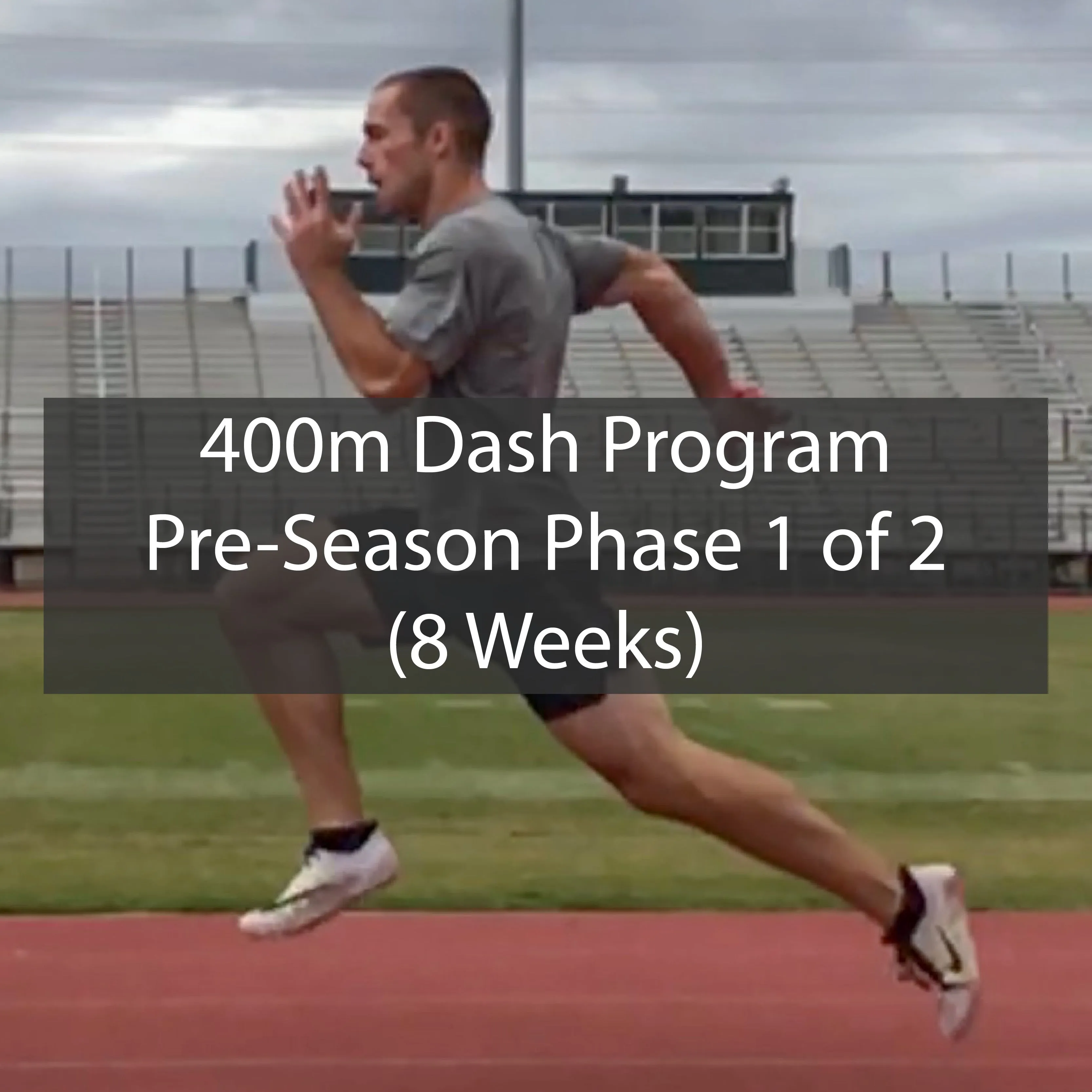 PRE-SEASON 400m Dash Training Program - Phase 1 of 2