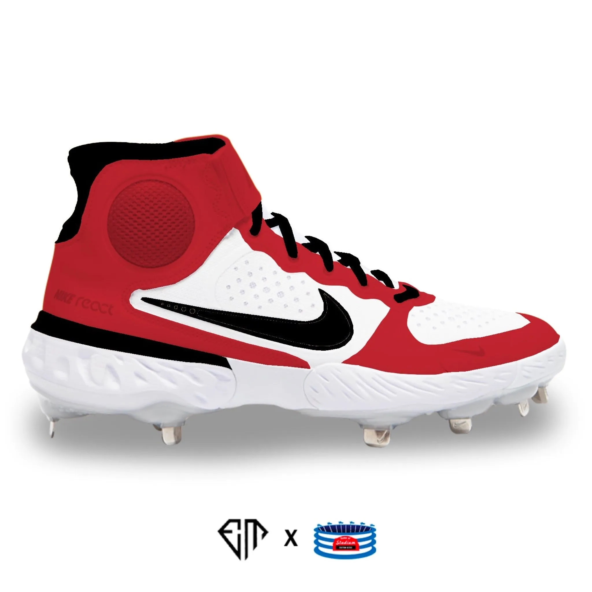 "Chicago" Nike Alpha Huarache Elite 3 Cleats