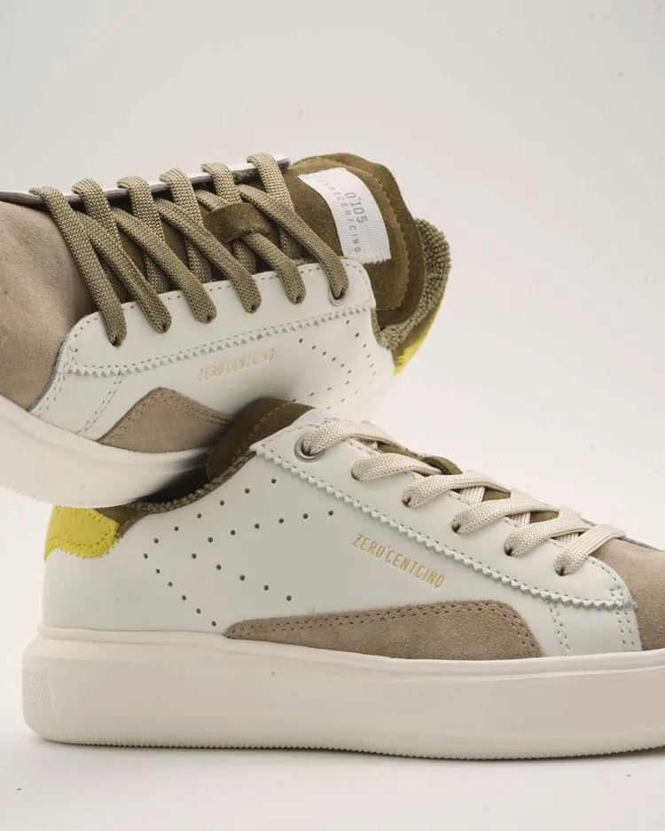 Sc03 Luna Dbl Khaki Chunky Sneakers