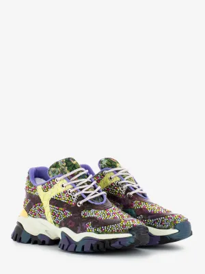 Sneakers jewel greenruby cornsilk multicolor