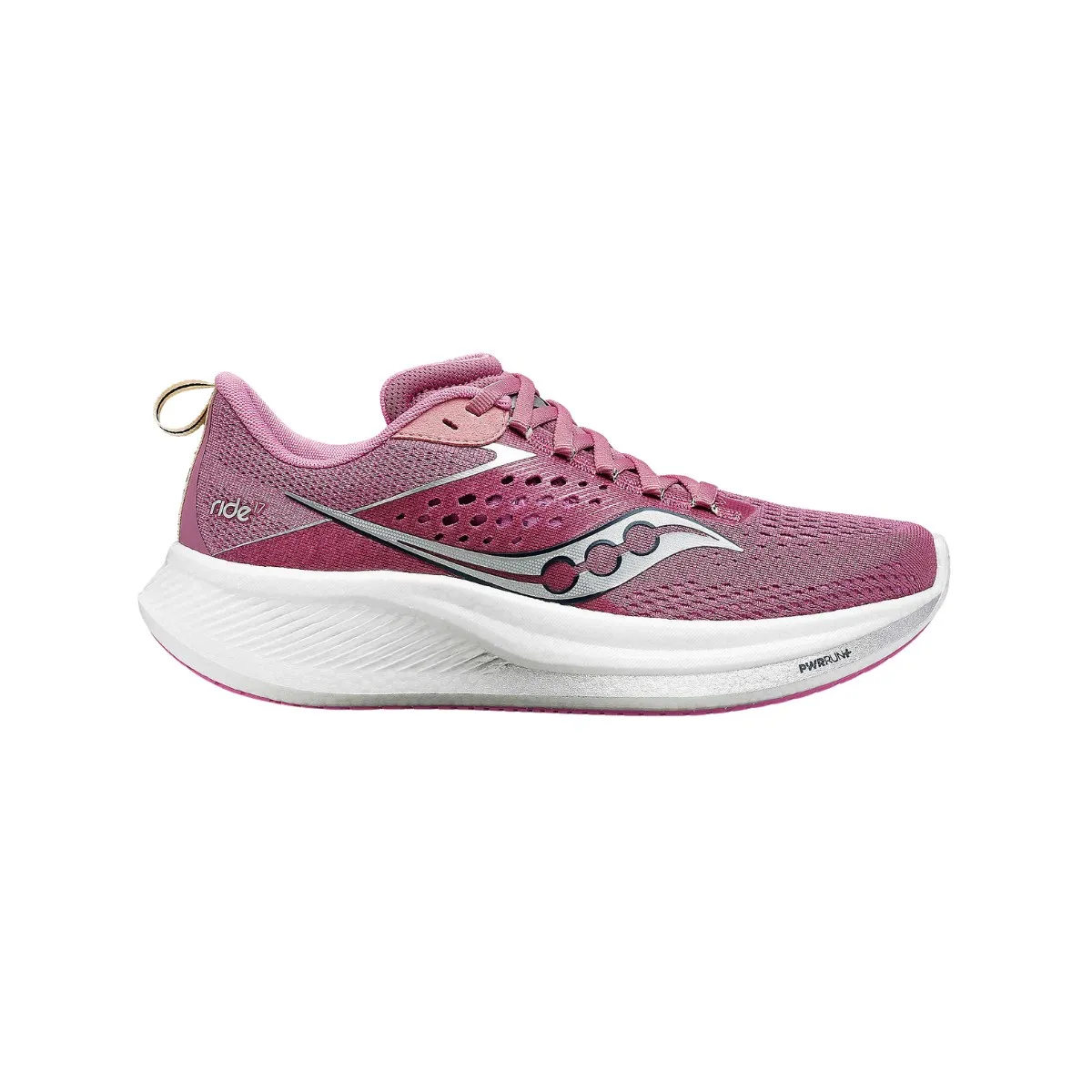 Sneakers Saucony Ride 17 Pink White SS24 Women