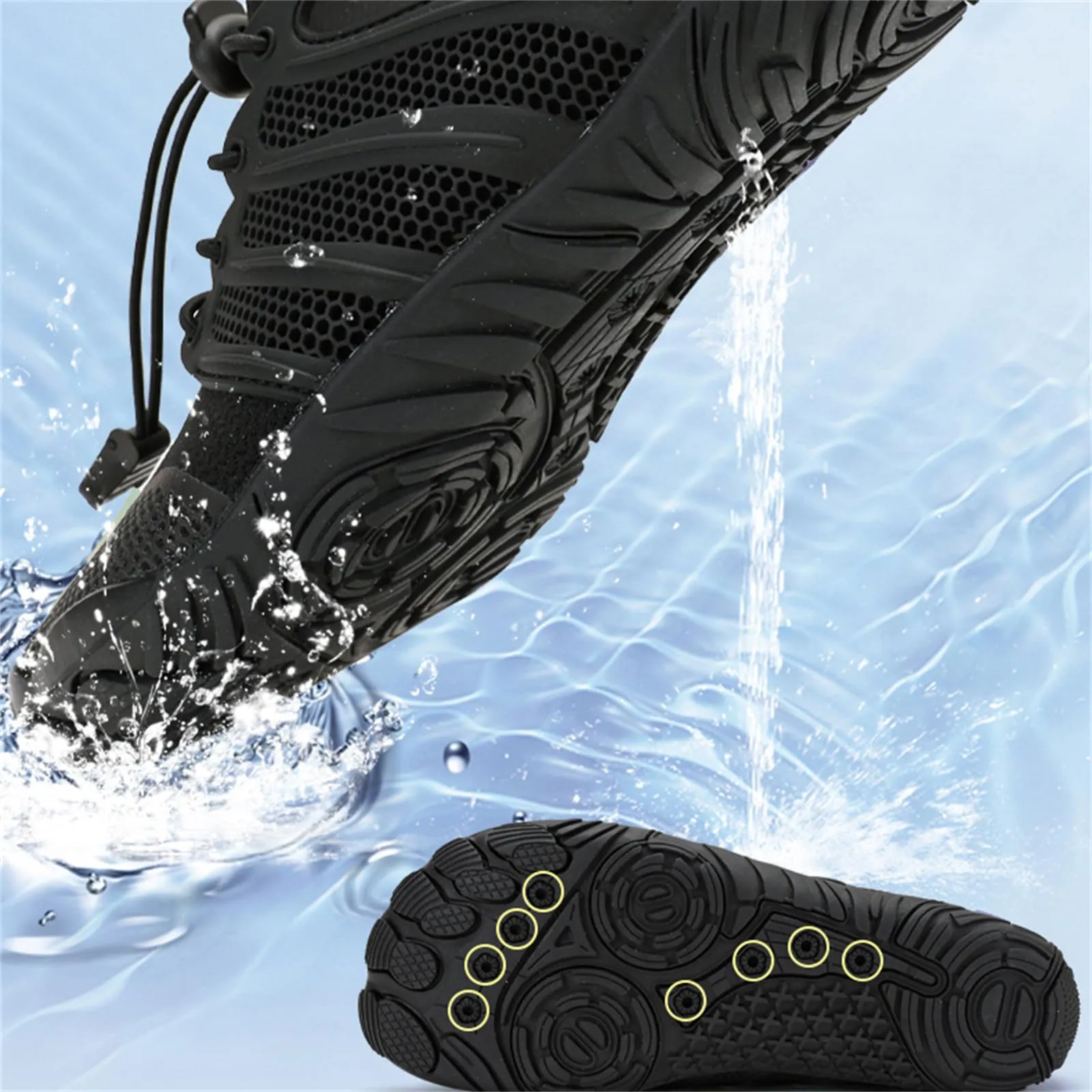 Unisex Slip Resistant Barefoot Shoes Lightweight Water Surfing Shoes