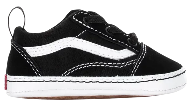 Vans - Infant Old Skool Crib Shoes | Black White