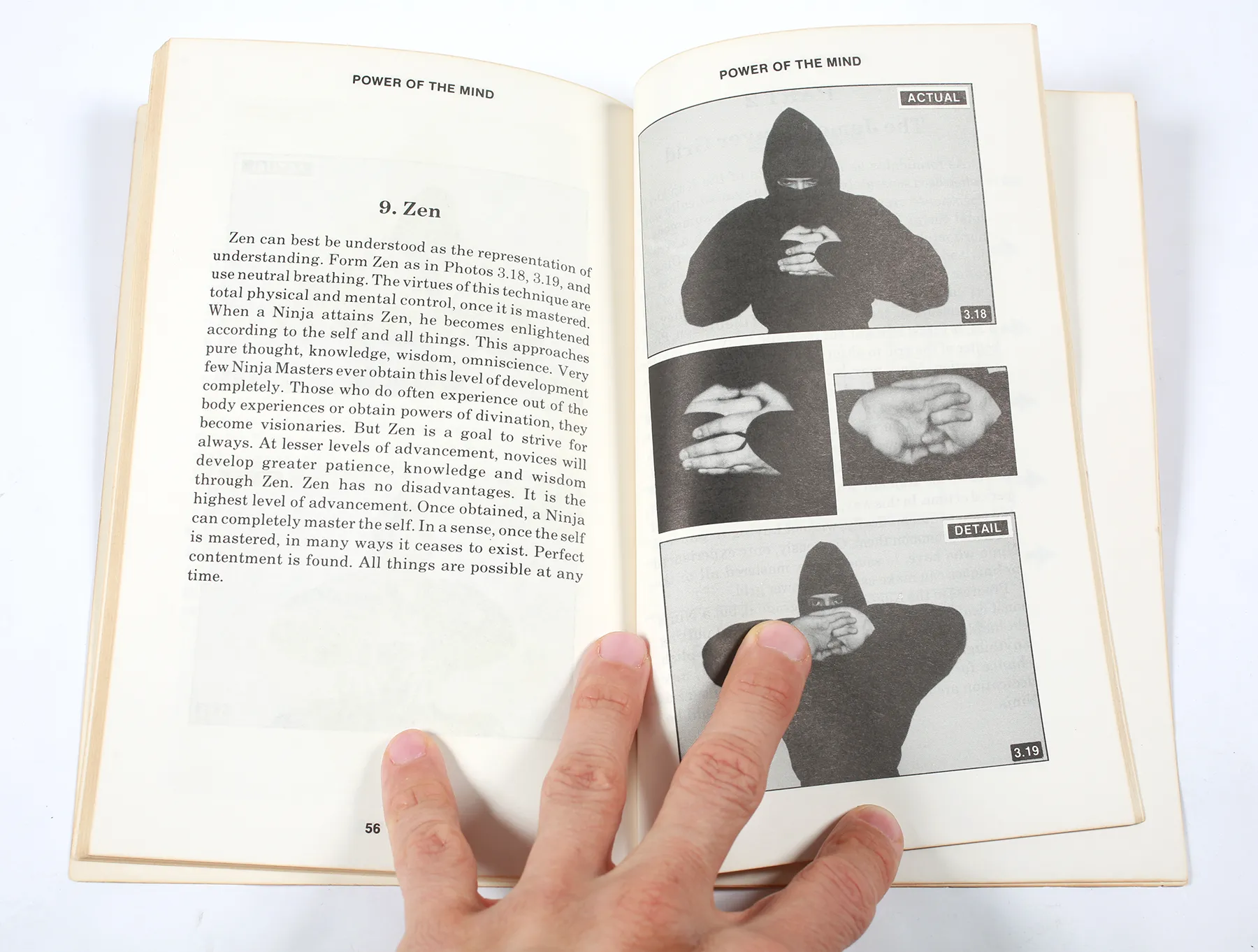 Vintage Ninja Power of the Mind Book by Toshitora Yamashiro