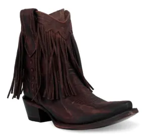 Women's Circle G Brick Fringe Ankle Boot