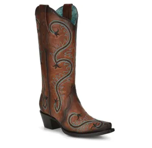 Z5090 - Corral Boots Women’s Brown Embroidery Boots